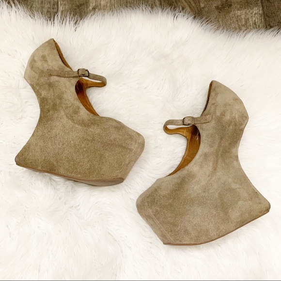 Jeffrey Campbell Shoes - Jeffrey Campbell Night-Walk Suede Leather Pump 8